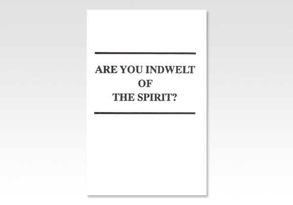 Are you indwelt of the Spirit GC 702