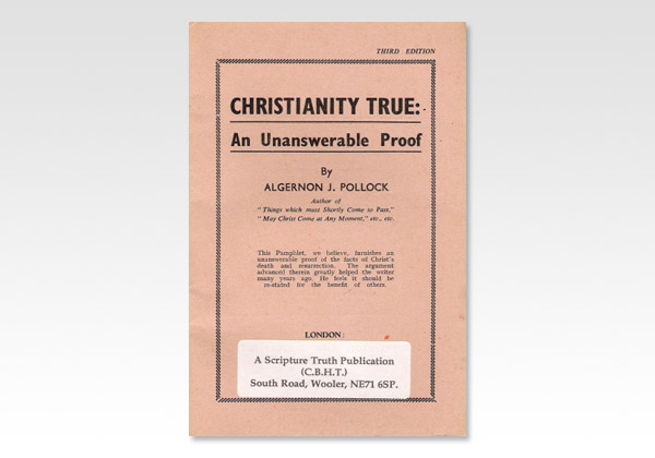 Christianity True An Unanswerable Proof AJP 1037