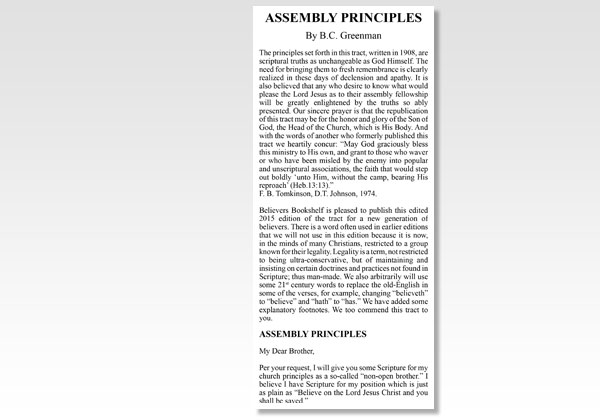 assembly principles b c greenman