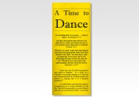A Time to Dance